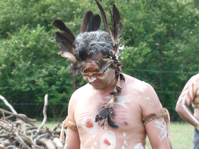 Dancer at Bents Basin festival, 2011